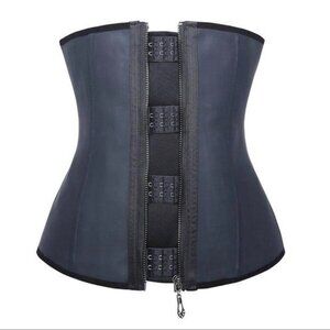 Waist trainer with zipper